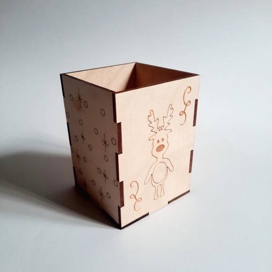 Μολυβοθήκη Χριστουγεννιάτικη-Τάρανδος