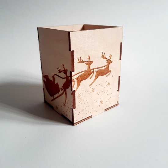 Μολυβοθήκη Χριστουγεννιάτικη-Έλκηθρο