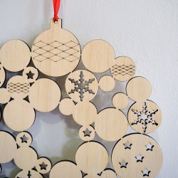 Χριστουγεννιάτικο Στεφάνι 25εκ