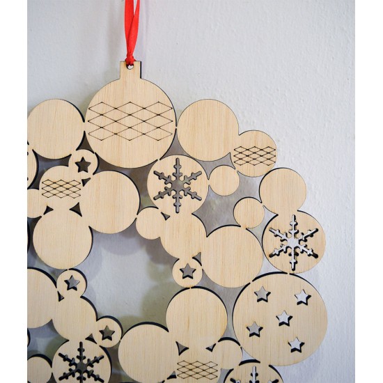 Χριστουγεννιάτικο Στεφάνι 25εκ