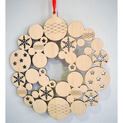 Χριστουγεννιάτικο Στεφάνι 25εκ