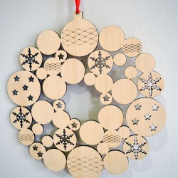 Χριστουγεννιάτικο Στεφάνι 25εκ