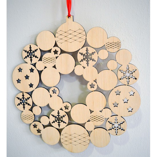 Χριστουγεννιάτικο Στεφάνι 25εκ