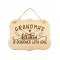 Πινακίδα |GRANDMA'S kitchen IS SEASONED WITH LOVE | 20 x 15cm