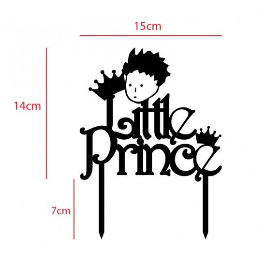 Διακοσμητικό τούρτας "Little Prince" -Μικρός πρίγκιπας