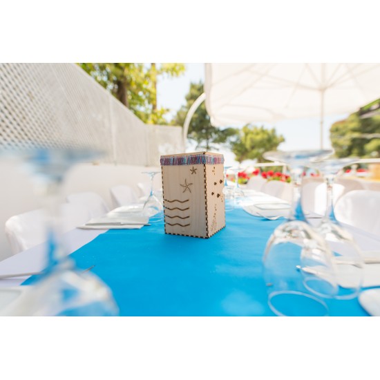 Κηροπήγιο -  Θάλασσα 12x12x20cm