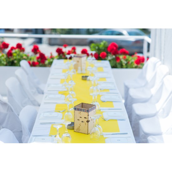 Κηροπήγιο -  Θάλασσα 12x12x20cm