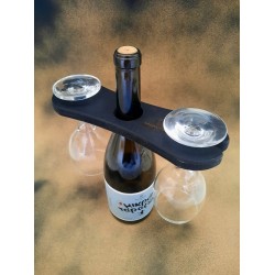 Βάση Κρασιού/ποτηριών -μαύρη