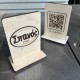 Επιτραπέζιο Stand με Λογότυπο & QR Code | Διπλής Όψης