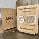 Επιγραφή  Επιτραπέζια με QR 18x15cm