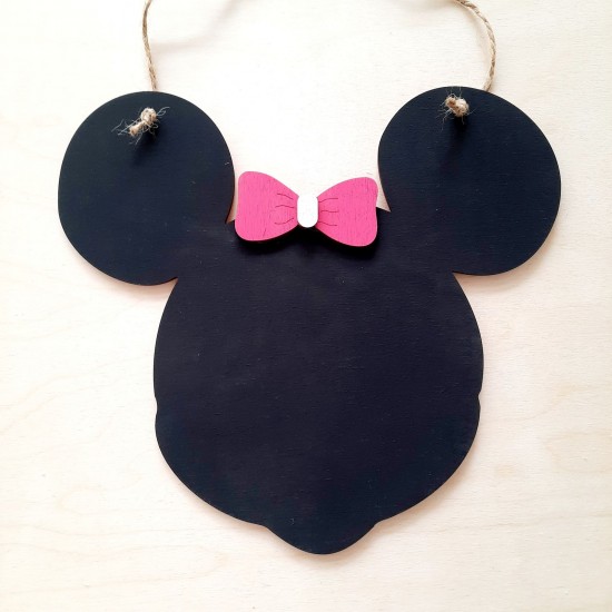 Μαυροπίνακας Minnie 25cm