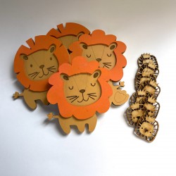 12 τμχ Λιοντάρια | 15cm / 5cm 