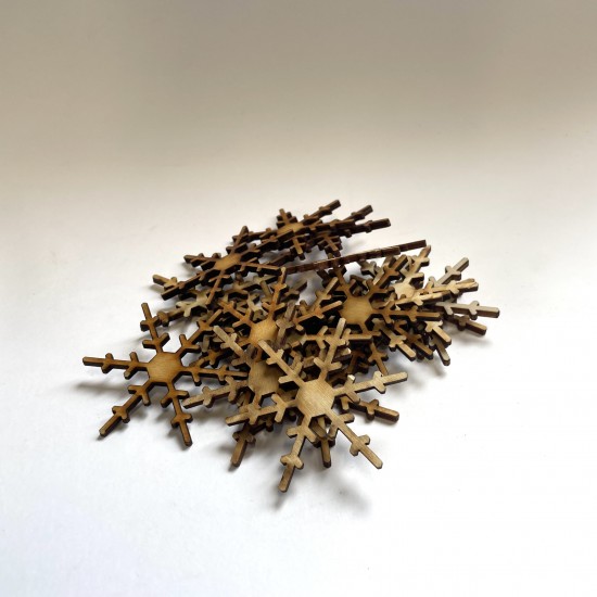 30 τμχ Χιονονιφάδες| 6cm