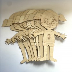 8 τμχ  Ανθρωπάκια Κορίτσια | 21cm