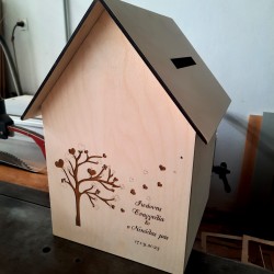 Κουτί Γάμου Σπιτάκι Tree