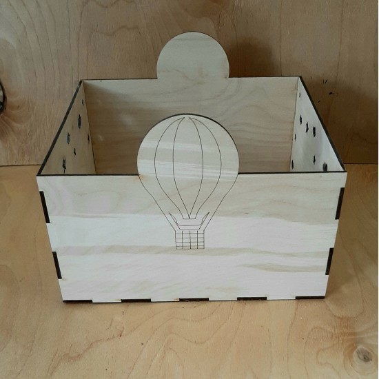 Κουτί Προσωποποιημένο με Αερόστατο 20 x 21x11cm