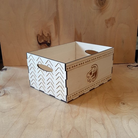 Σετ 3 x Κουτιά με θέμα Lion King 20x15x10cm