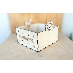 Κουτί Προσωποποιημένο με Λιοντάρι & Άλογο 20 x 21x11cm